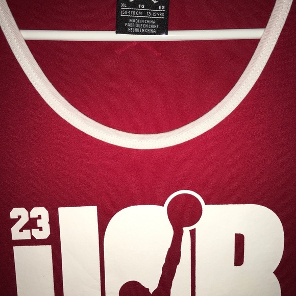 Jordan graphic cotton tank size: XL (13-15 yr) NEW - Picture 2 of 3